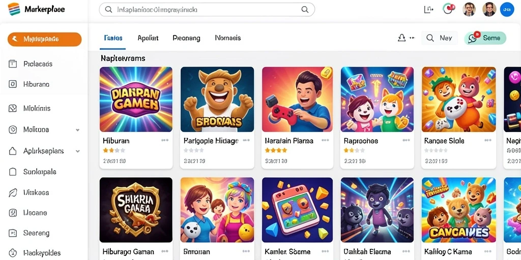 Tangkapan layar menampilkan mode multiplayer yang seru dengan pemain lain.