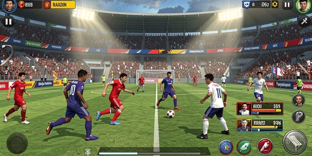 Sesi permainan yang penuh aksi dan tantangan.