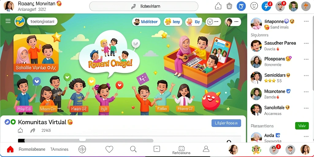 Komunitas yang aktif dan mendukung pemain baru.