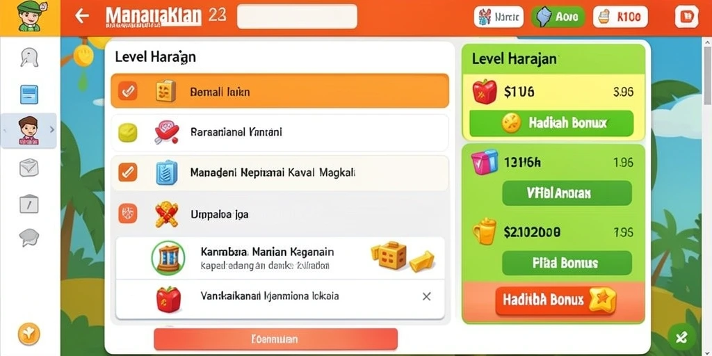 Fitur interaksi antar pemain yang menghibur.
