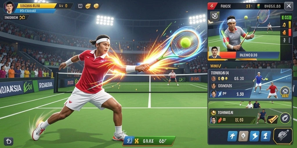 Screenshot menunjukkan fitur bonus yang mengesankan.