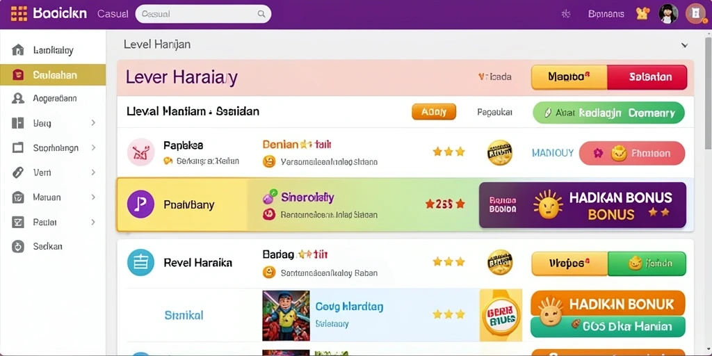 Screenshot saat pertarungan seru di level yang menantang.